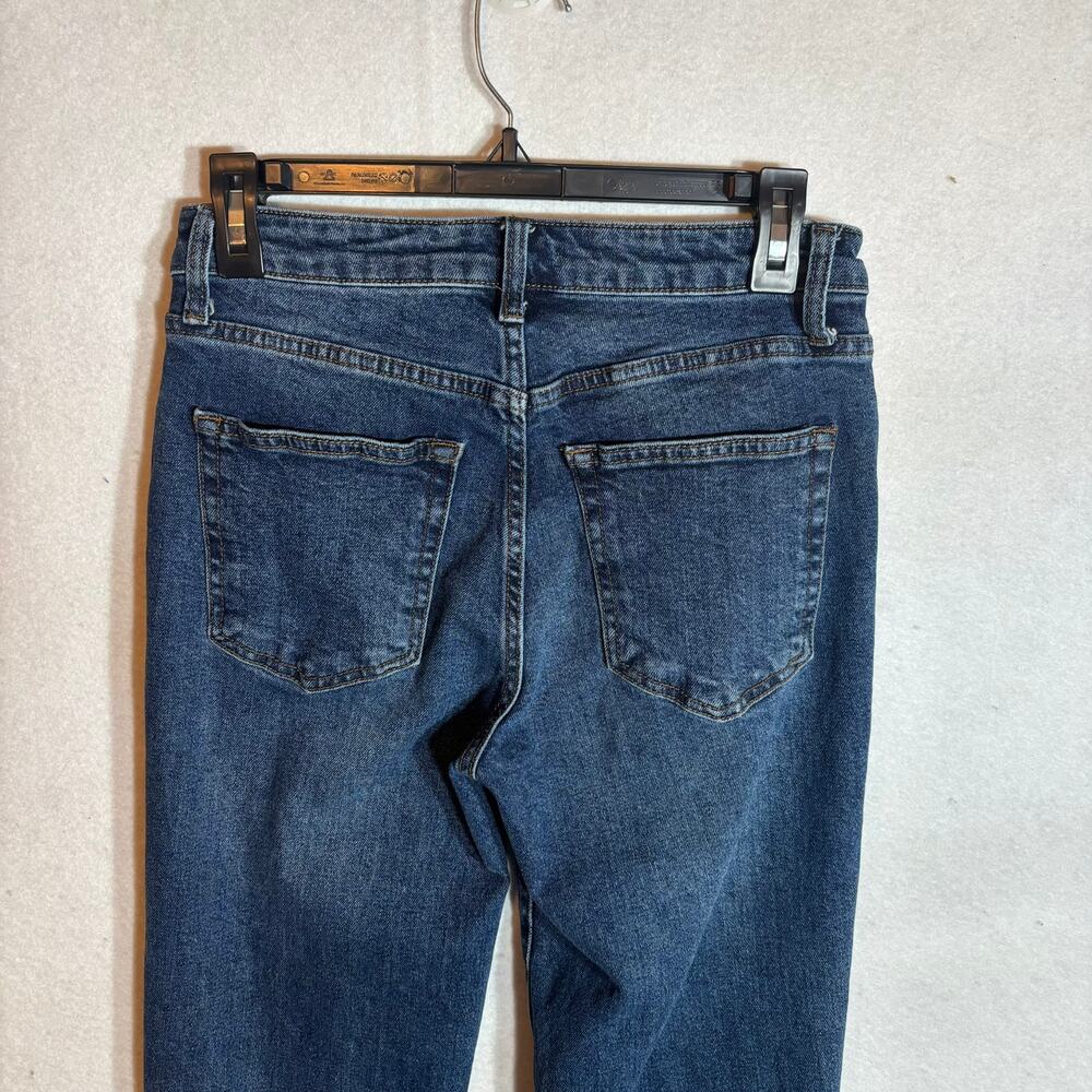 STS Blue Cameron Ultra High Waist Button Fly Straight Leg Jeans Distressed Sz 27 - Picture 3 of 10